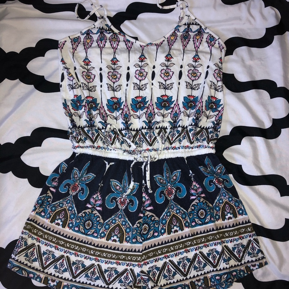 Printed Romper